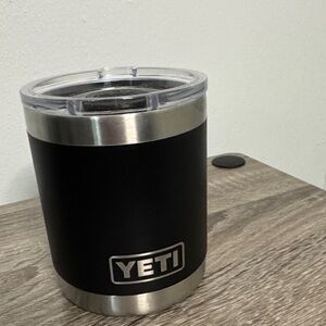 YETI 10oz Black Rambler Mug w/ Magslider Lid